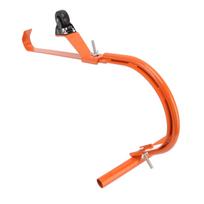 Heavy Duty Aluminum Alloy Ladder Stabilizer Set Ladder Roof Hook with Wheel for Climbing Up Roof Cleaning Gutter orange