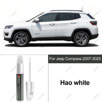 For Jeep Compass 2007-2025 Professional Paint Touch Up Pen Factory Process Color Matching Vehicle Scratch Removal Tool Touchup Paint2 Hao white gray