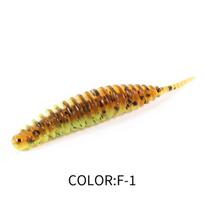 2021 Supercontinent Worm Bait Soft Bait Tanta 49mm 65mm Fishing Lures Pesca Carp Fishing Bass Lure Isca Artificial PVA 49mm20pcs brown