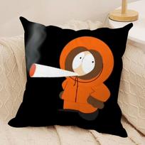 Funny Anime S-Souths P-Park Cushion Cover Soft Plush Double-Sided Printed Sofa Pillow Cushion Cover | Cozy All-Season Decor Gift 30cmx30cm orange