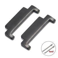 Metaliniai laikrodžio apyrankės adapteriai 18 mm į 20/22 mm, 20 mm į 18/20/22 mm, 22 mm į 22 mm, 18 mm greito atleidimo kaiščiai, jungtys, laikrodžio priedai 20mm to 22mm gray