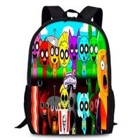 Sprunki 15in Durable Oxford Backpack Large Capacity School Students Educational Style 10 blue