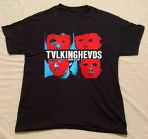 Vtg Talking Heads Black Cotton All size S-5XL Gift For Fans T-shirt HRN309 L red