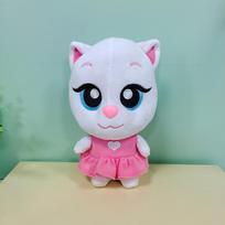 1 vnt. 15 cm Kalbantis Tomas ir draugai pliušiniai žaislai Lėlė Kawaii Angela Hank Ginger Ben Kraninės mašinos lėlės Negalinti kalbėti versija 15cm white