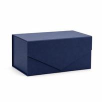 Sulankstoma magnetinė dovanų dėžutė Stora dovanų pakavimo dėžutė Atidaroma dovanų dėžutė Gimtadienis 35x23x10cm mėlyna