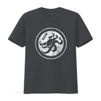 Splatoon Octopus Circle Kanji Distressed Logo T Shirt Vintage Washed Designer Clothes Fashion Unisex Breathable Versatile M white