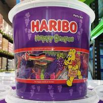 Haribo Happy grapes 1000g red