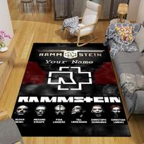 Custom 1Pc Rammstein Metal Music Band Rug Office Carpet Indoor Outdoor Entrance Doormat Nonslip Soft And Comfortable Living Room D2915231 70cmx100cm