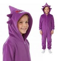 Onesie Kigurumi Pajamas Costume Pokemon Gengar Children' 95 - 105Cm blue