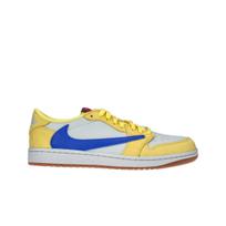 Travis Scott x Air Jordan 1 Retro Low OG SP Canary Moteriški sportbačiai Geltoni su Mėlynu ir Sidabriniu DZ4137-700 44 beige