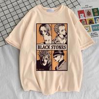 NANA Osaki Nana Punk Rock Guitarist T-Shirt, Unisex Manga Streetwear Tee, 100% Cotton Casual Short Sleeve Top XXXL rožinė