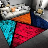 3D medinis kilimas miegamojo kilimui, ilgas virtuvės kilimėlis ant grindų, svetainės kilimas, sugeriantis, neslystantis vonios kambario kilimas 40x60cm red