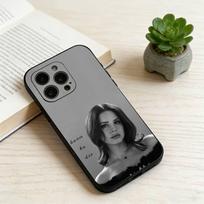 L-Lana Del Rey  Phone Case For iPhone 17,16,15,14,13,12,11 Plus,Pro Max,XS,Soft Silicone Black Cover iPhone12PRO gray