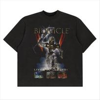 Bionicle Retro žaidimo grafinis marškinėlis Unisex Unisex Vintažinis Laisvalaikio Medvilninis Trumpomis Rankovėmis Streetwear Marškinėlis 4XL gray