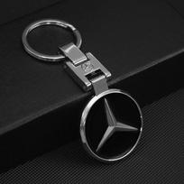 Metalinis automobilio raktų pakabukas Raktų pakabukas Pakabukas Mercedes Benz W124 W140 W163 W202 W203 W204 W210 W211 W212 C180 CLA CLK CLS Priedai ZB6 black