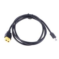 5A Type-C To Xt60 Male Female Plug Power Cable Pd100W Fast Charging Cable For Model Aircraft/Drones Lithium Battery 20V as the picture