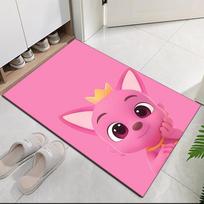 Pinkfong Wonderstar Spausdintos Kiliminės Dangos, Biuro Kėdėms, Svetainei, Miegamajam, Virtuvei, Dekoras, Dovanos. 40cmx60cm pink