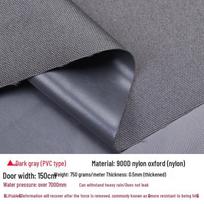 900d Outdoor Oxford Nylon Waterproof Tent Fabric Moistureproof Rainproof Dark gray