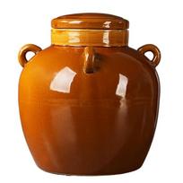 Sandarus kimči marinuojamas puodas Didelės talpos marinuoti agurkus gaminimo indai Keraminis marinuotų agurkų stiklainis Restoranas 2200ml