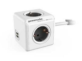 Allocacoc "PowerCube Extended USB" 3 m White