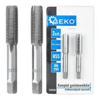 Geko Smulkus sriegiklis M12x1,25mm G38338, 2 vnt., HSS, DIN 2181, vidiniams sriegim