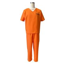 Tarptautinis oranžinis kalinio kostiumas vyrams - Helovino Cosplay S orange