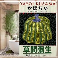 Yayoi Kusama Menas Vonios Dušo Užuolaida Apsauganti Sienelė Dušo Užuolaida Greitai Džiūstanti Gali Būti Šveičiama Šviesiai Nepermatoma Vonios W150H180(CM)-1 Pcs