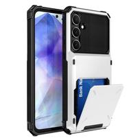 For Samsung Galaxy A15 A25 A35 A55 5G Case Wallet Flip Card Slot Shockproof Armor Funda For Samsung A55 A05s A 25 15 35 55 Cover For Galaxy A15 balta
