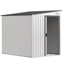 Metalinis sodo sandėliukas 2,81 m², 154x206,5x181 cm, balta