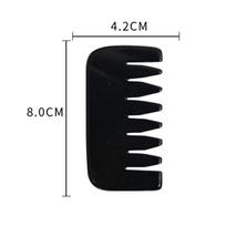 Gua Sha Stone Massage Board Natural Jade Head Scraping Board Scraping Massager Comb Beauty Health Care Hair Comb Brush Combs black