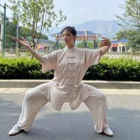 Kiniška Tai Či uniforma medvilninė Wushu Kung Fu apranga vaikams suaugusiems kovos menų Wing Chun kostiumas Taiči pasirodymui Tang kostiumas Taiji XXXXL