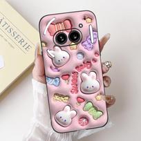 Dėl Nothing Phone 2A dėklo Silikoninis Madingas raštas Minkšti telefono dėklai Dėl Nothing Phone2a A142 Dėklas Dėl Nothing Phone 2 A065 Dangtelis Nothing Phone 2a gray