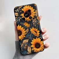 Phone Case For ZTE Blade V70 Max/Nubia V70 Max Soft Silicone Black Case Bright Pattern Volcano Moonlight Shockproof Shell ZTE Nubia V70 Max black