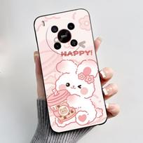 Phone Case For ZTE Blade V70 Max/Nubia V70 Max Soft Silicone Black Case Bright Pattern Volcano Moonlight Shockproof Shell ZTE Nubia V70 Max