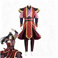 Anime Zuko Cosplay Kostiumas Kovinis Uniformos Kostiumas Helovino Karnavalo Šventės Apranga Iškilmingi Drabužiai Helovinas XXXL brown