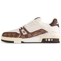LOUIS VUITTON Žemi sportbačiai riedlentės bateliai Unisex Balti Rudi Juodi 1ACWUE 42 juoda