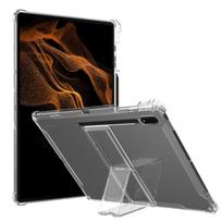 TPU Case For Samsung Galaxy Tab S9 S8 Plus 12.4 PC Stand Cover For Galaxy S7 PLUS FE 12.4 Tab S6 Lite 10.4 S9 11  A8 10.5 Funda Tab S6 lite 10.4 gray