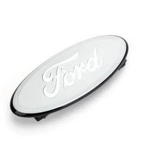 7/9 Inch Emblem for Ford Ranger Fiesta Explorer Edge TAURUS F150 Mondeo Focus 3 Transit Car Front Hood  q9 Stickers Rear Trunk Badge 17.5X7.3CM(Rear)