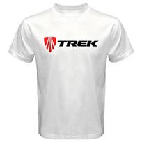 Trek Bikes Logo White Casual T-Shirt L balta