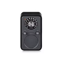 Sangean WR-9 nešiojamas FM/AM radijas, tikro medžio Midnight Oak korpusas, Bluetooth, 8W