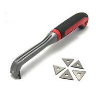 High-Hardness Multi-Functional Scraper Tool For Paint, Rust & Plastering 1*paint Scraper 245*45mm/9.64*1.77in China Mainland gray