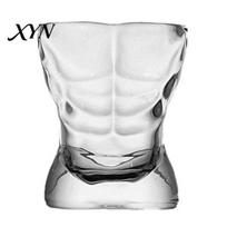 Torso Shaped Shot Glass Body Glasses for Party, Funny Human Mini Liquor Cup, Thick Cup Creative Novelty Drinking Bar, Unique Gift Adults Vodka E white