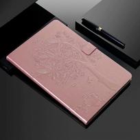 IPad Pro 11-inch Folio Case With Card Slot Stand Shockproof Protection Embossed Sleep/Wake PU Leather Amazon Fire HD 10 2017-2021 gray