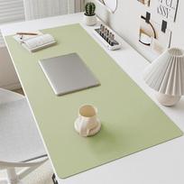 Pu Leather Mouse Pads Desk Mat Solid Color Waterproof Non Slip For Office Gaming Computer Keyboard Pad A116 white