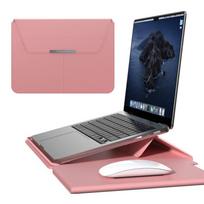 16 colių nešiojamojo kompiuterio dėklas Lenovo Xiaoxin 16 Pro - PU vandeniui atsparus vidinis krepšys 13-14 colių nešiojamam kompiuteriui Neutralaus stiliaus 15-16 inch pastelinės raudonos spalvos