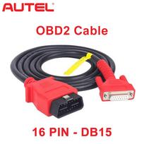 Autel V2.0 OBD Cable 16 Pin Main Test Cable DB15 Female Connector For MK808 / MP808 / MK900 / MS906, Original Autel Accessory