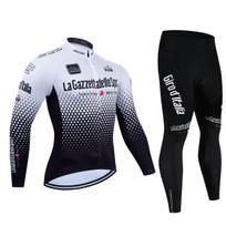 Tour De Giro D'ITALIA Dviratininko Džersio Rinkinys Važiavimui Ilgomis Rankovėmis Dviratininko Šortų su Petnešėlėmis Rinkinys Dviračių Drabužiai Pavasaris MBT Kvėpuojantys Dviračių Drabužiai 5XL oranžinė