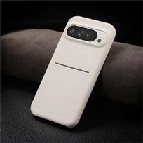 Prabangus avikailio odos piniginė, kortelių laikiklis, telefono dėklas Google Pixel 10 9 8 Pro XL Pixel 8A kortelių lizdas, atsparus smūgiams galinis dangtelis For Pixel 9Pro XL
