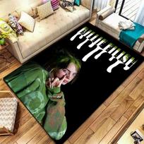 Billie Eilish Carpet Rug for Living Room Bedroom Home Sofa Decoration,Kids play Non-slip Floor Mat 40x60cm( 15x23in ) white