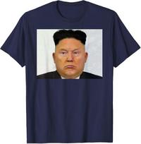 Donald Trump Korean Kim Jong Un T-Shirt 4XL white